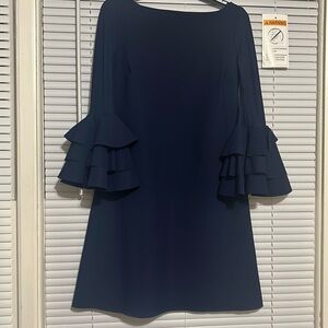 Navy Blue Midi dress